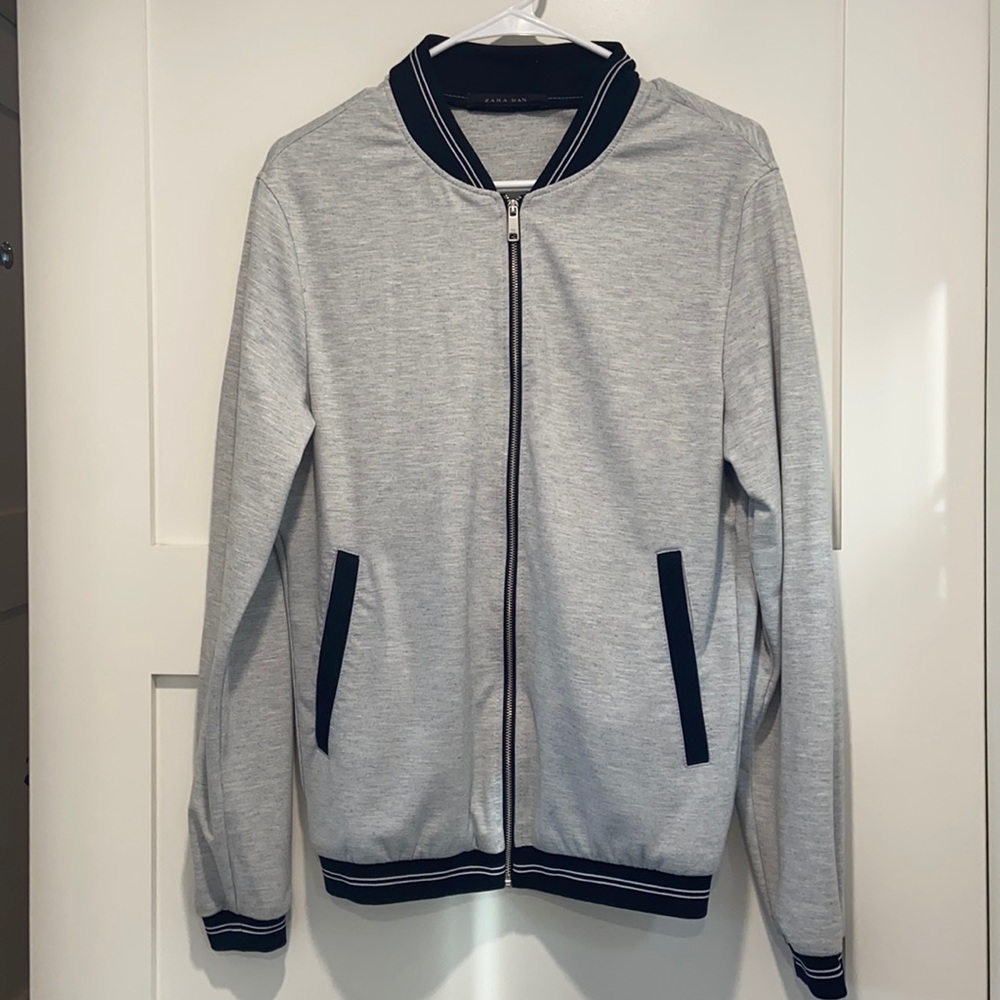 Zara Man Zip Up Sweater (M)